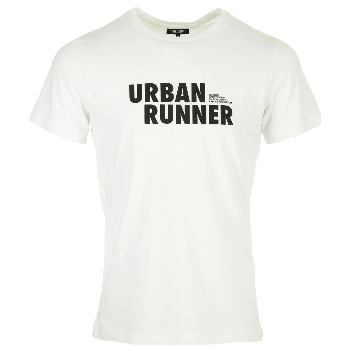 Kleidung Herren T-Shirts Ron Dorff Urban Runner Tee Weiss