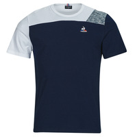 Kleidung Herren T-Shirts Le Coq Sportif SAISON 1 Tee SS N°1 M Blau / Essentiel / Grau