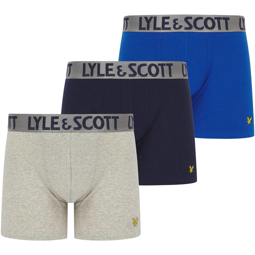 Unterwäsche Herren Boxer Lyle & Scott Christopher 3-Pack Boxers Multicolor