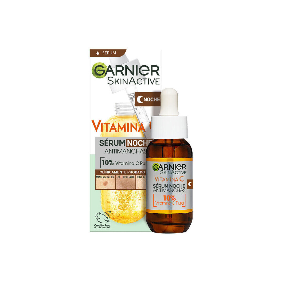 Beauty gezielte Gesichtspflege Garnier Skinactive Vitamin C Nachtserum Gegen Pigmentflecken 