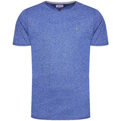 Kleidung Herren T-Shirts Tommy Jeans Logo mini flag Blau