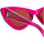 Uhren & Schmuck Damen Sonnenbrillen The Attico Sonnenbrille  X Linda Farrow Dora 32C8 Rosa