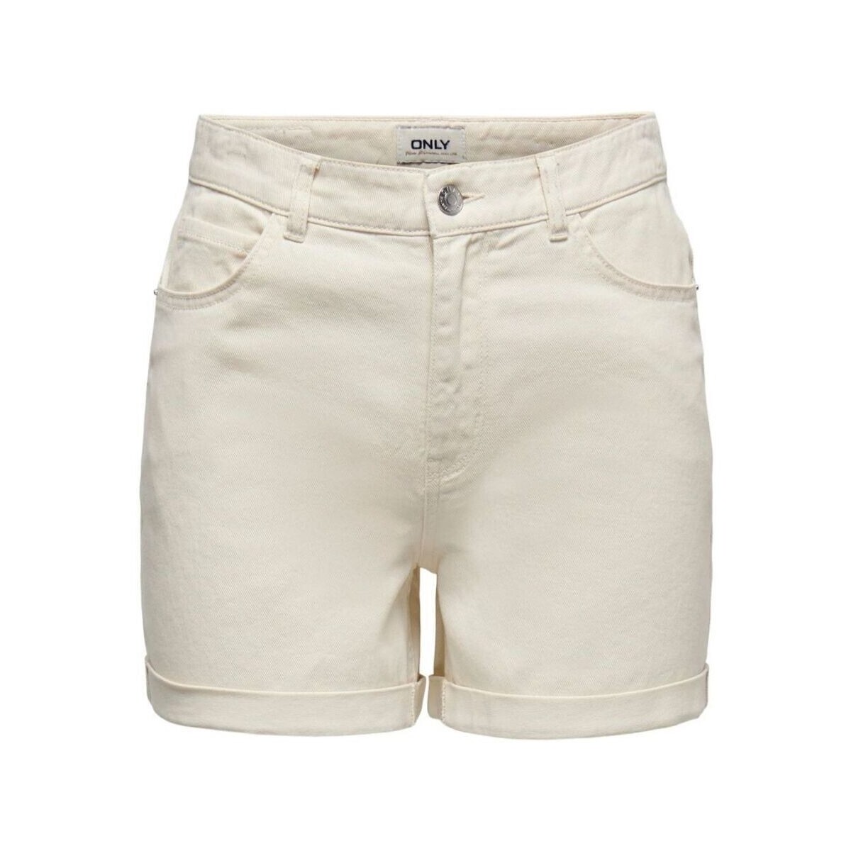 Kleidung Damen Shorts / Bermudas Only 15230571 VEGA-ECRU Weiss