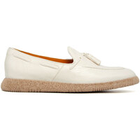 Schuhe Damen Slipper Mara Bini N-127-MOCASSINO-GLOWE-WHITE Weiss