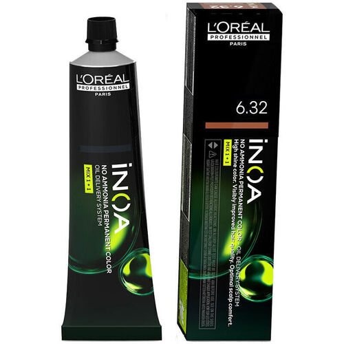Beauty Haarfärbung L'oréal Inoa Permanente Farbe Ohne Ammoniak 6.32 60 Gr 