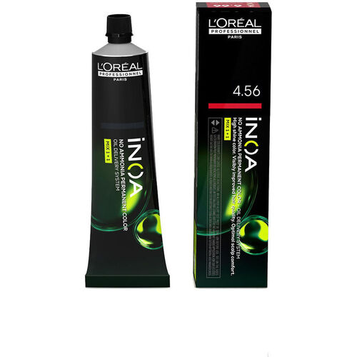 Beauty Haarfärbung L'oréal Inoa Ohne Ammoniak Permanente Farbe 4.56 60 Gr 