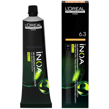 Beauty Haarfärbung L'oréal Inoa Ammoniakfreie Permanente Farbe 6.3 60 Gr 
