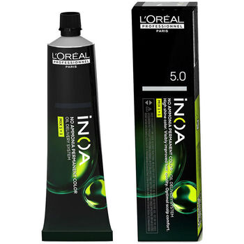 Beauty Haarfärbung L'oréal Inoa Ammoniakfreie Permanente Farbe 5.0 60 Gr 