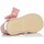 Schuhe Mädchen Leinen-Pantoletten mit gefloch Tokolate 2116-09 Rosa