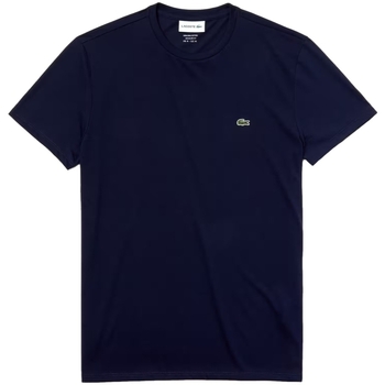 Lacoste  T-Shirts & Poloshirts Pima Cotton T-Shirt - Blue Marine
