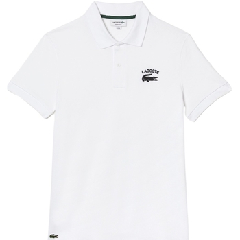 Lacoste  T-Shirts & Poloshirts Stretch Mini Piqué Polo Shirt - Blanc