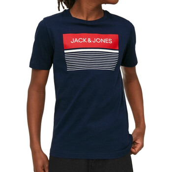 Kleidung Jungen T-Shirts & Poloshirts Jack & Jones 12224231 Blau
