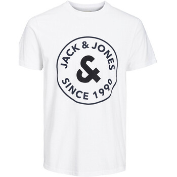 Kleidung Jungen T-Shirts & Poloshirts Jack & Jones 12224927 Weiss