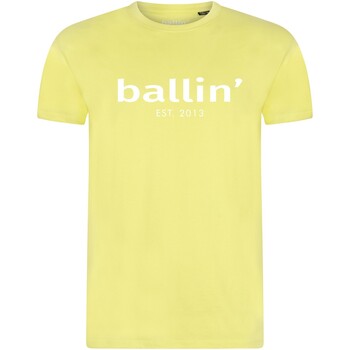Kleidung Herren T-Shirts Ballin Est. 2013 Regular Fit Shirt Gelb