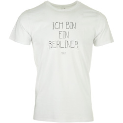 Kleidung Herren T-Shirts Civissum Ich Bin Ein Berliner Tee Weiss