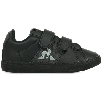 Schuhe Kinder Sneaker Le Coq Sportif Courtclassic Inf 2 Tones Schwarz
