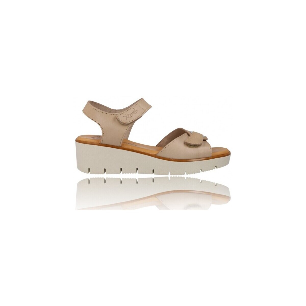 Schuhe Damen Sandalen / Sandaletten Calzados Vesga Sandalias con Cuña para Mujer de  XBonita 9963 Multicolor