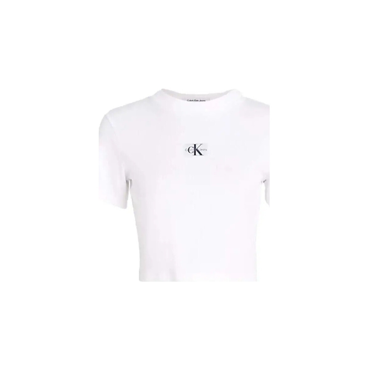 Kleidung Damen T-Shirts Calvin Klein Jeans Essential classic Weiss