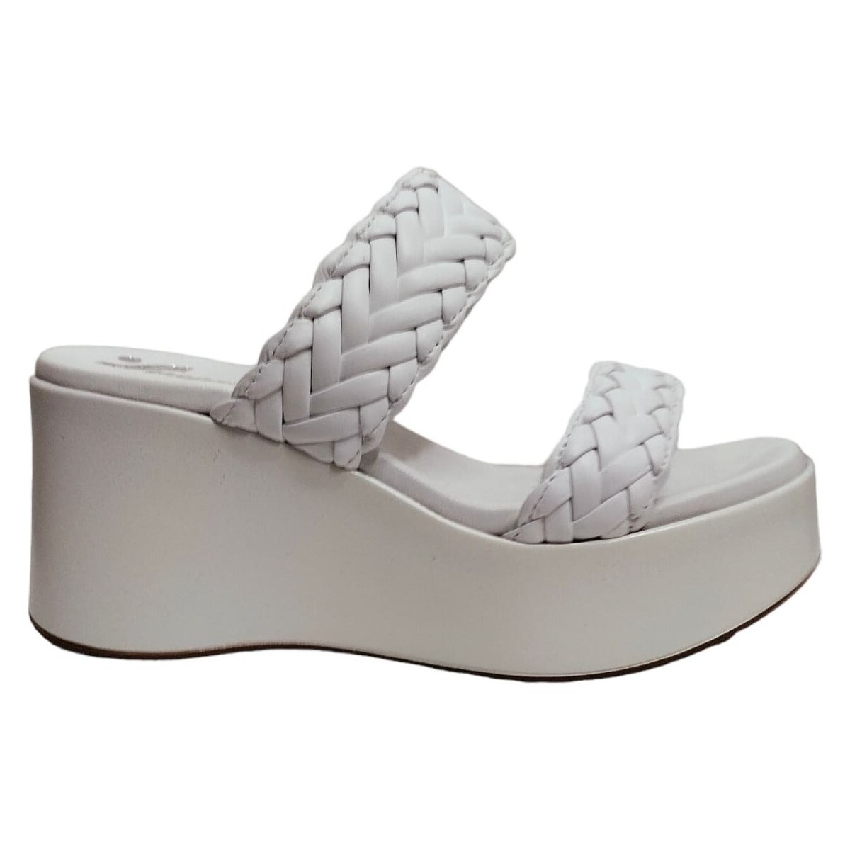 Schuhe Damen Pantoffel Susimoda 12220-bianco Weiss