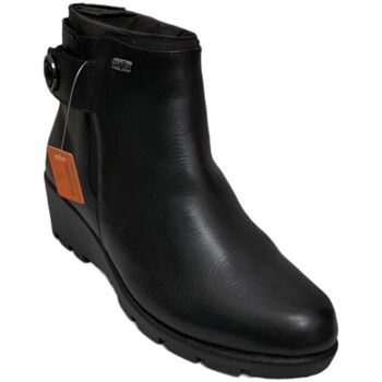 Schuhe Damen Low Boots Valleverde VS10413-NERO Schwarz
