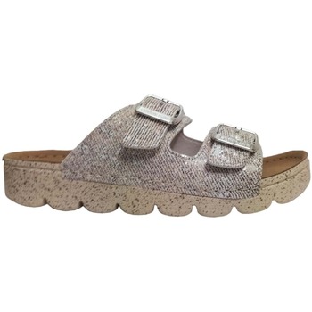 Schuhe Damen Pantoffel Grunland CI1850-BIANCO-MULTI Weiss