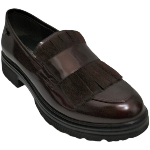 Schuhe Damen Slipper Valleverde 45451-MARRONE Braun