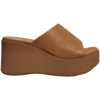 Schuhe Damen Pantoffel Susimoda 12190-camel Braun