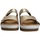 Schuhe Damen Pantoffel Susimoda 17430-platino Gold