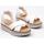 Schuhe Damen Sandalen / Sandaletten Isteria 23095 Beige