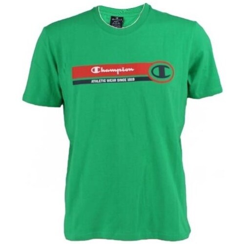 Kleidung Herren T-Shirts Champion Crewneck Tshirt Grün