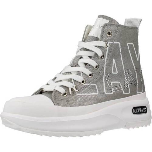 Schuhe Damen Sneaker Replay AQUA PRINT 2 Grau