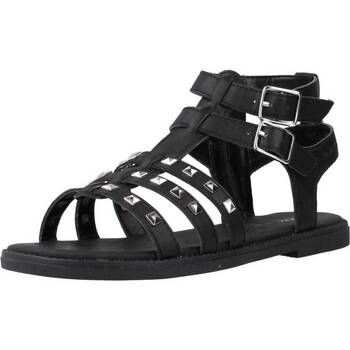 Schuhe Mädchen Sandalen / Sandaletten Geox J SANDAL KARLY GIRL Schwarz