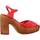 Schuhe Damen Sandalen / Sandaletten Pon´s Quintana 10425 000 Rot