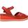 Schuhe Damen Sandalen / Sandaletten Pon´s Quintana PADOVA Rot