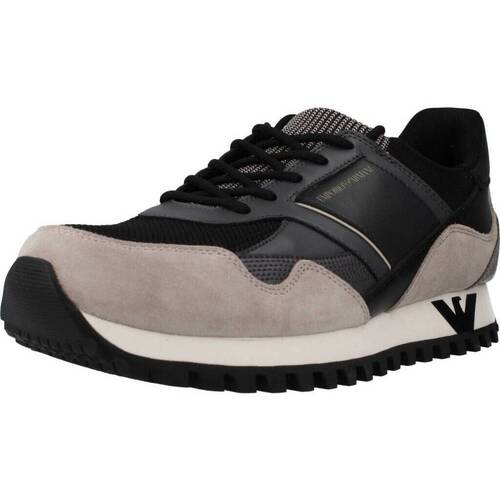 Schuhe Herren Sneaker Emporio Armani X4X616 XN632 Grau