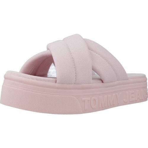 Schuhe Damen Sandalen / Sandaletten Tommy Jeans FLTFRM SANDAL Rosa