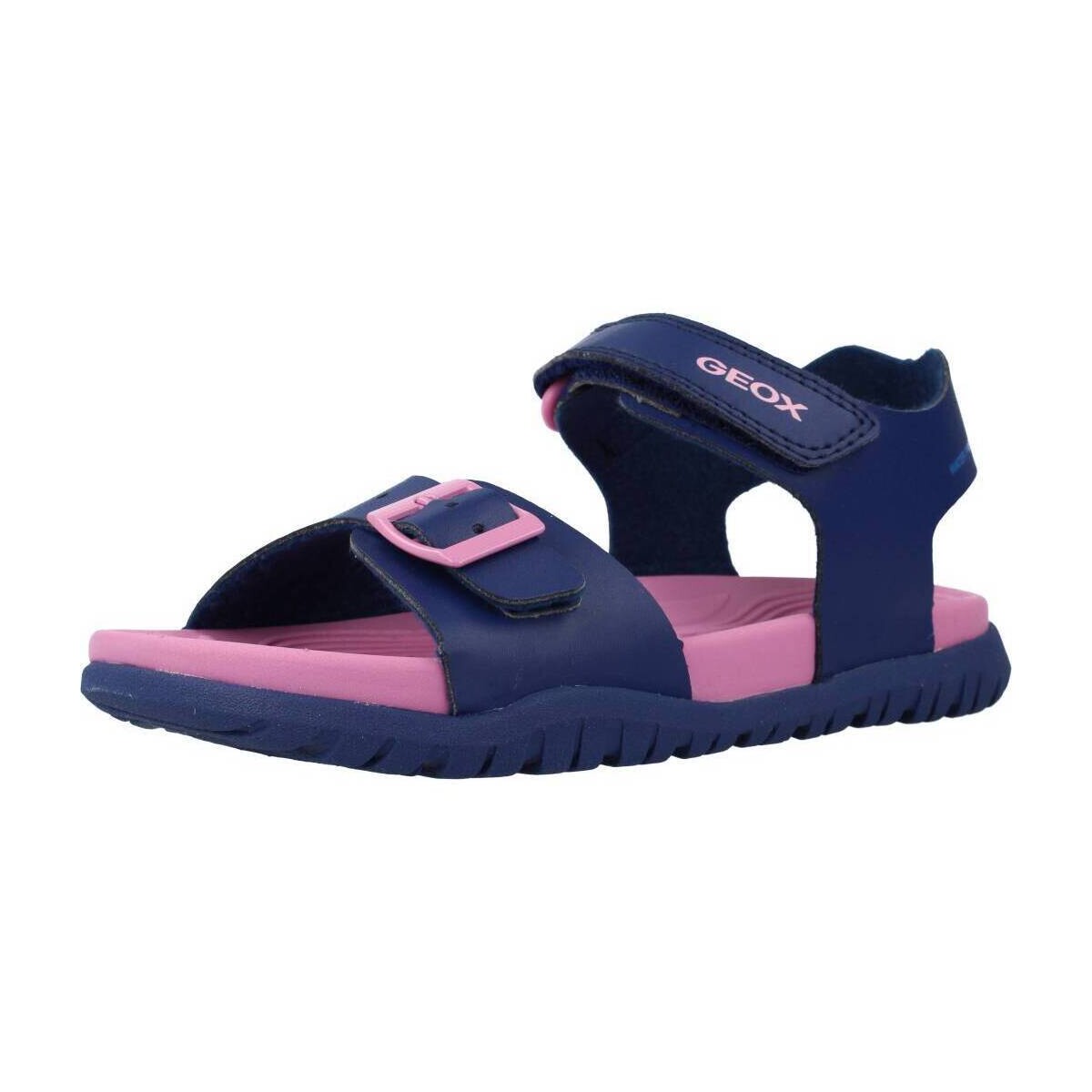 Schuhe Mädchen Sandalen / Sandaletten Geox J SANDAL FUSBETTO GI Blau