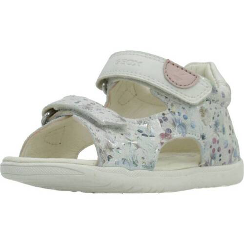 Schuhe Mädchen Sandalen / Sandaletten Geox B SANDAL MACCHIA GIR Multicolor