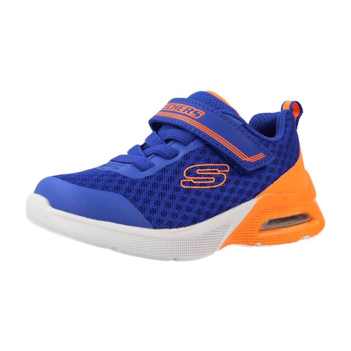 Schuhe Jungen Sneaker Low Skechers MICROSPEC Blau