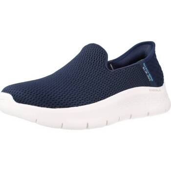 Schuhe Sneaker Skechers SLIP-INS  GO WALK FLEX Blau