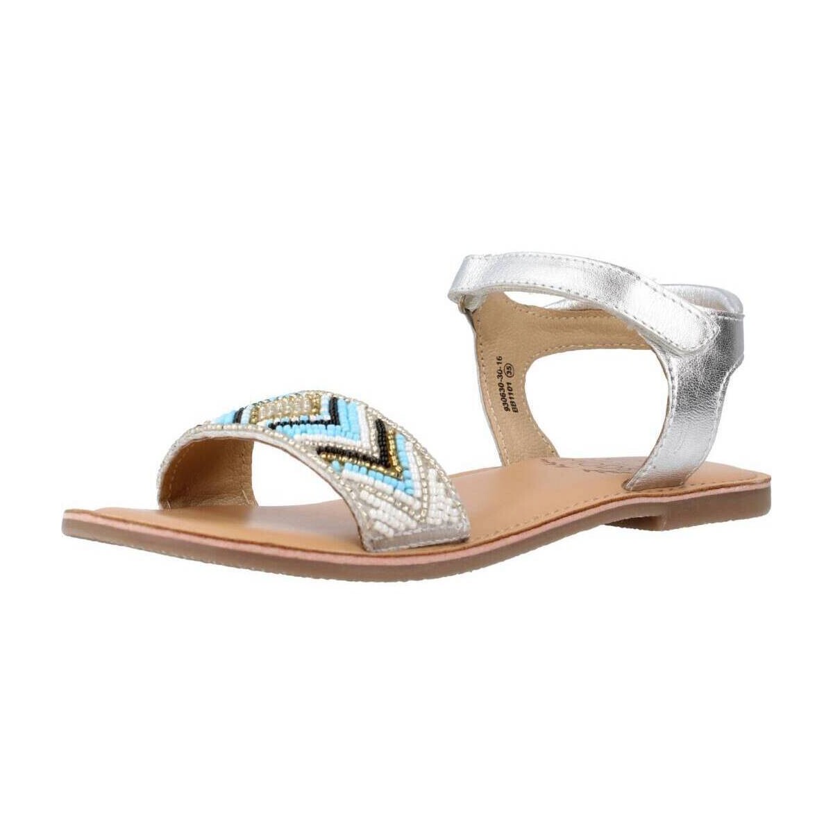 Schuhe Mädchen Sandalen / Sandaletten Mod'8 CAPEARLS Silbern