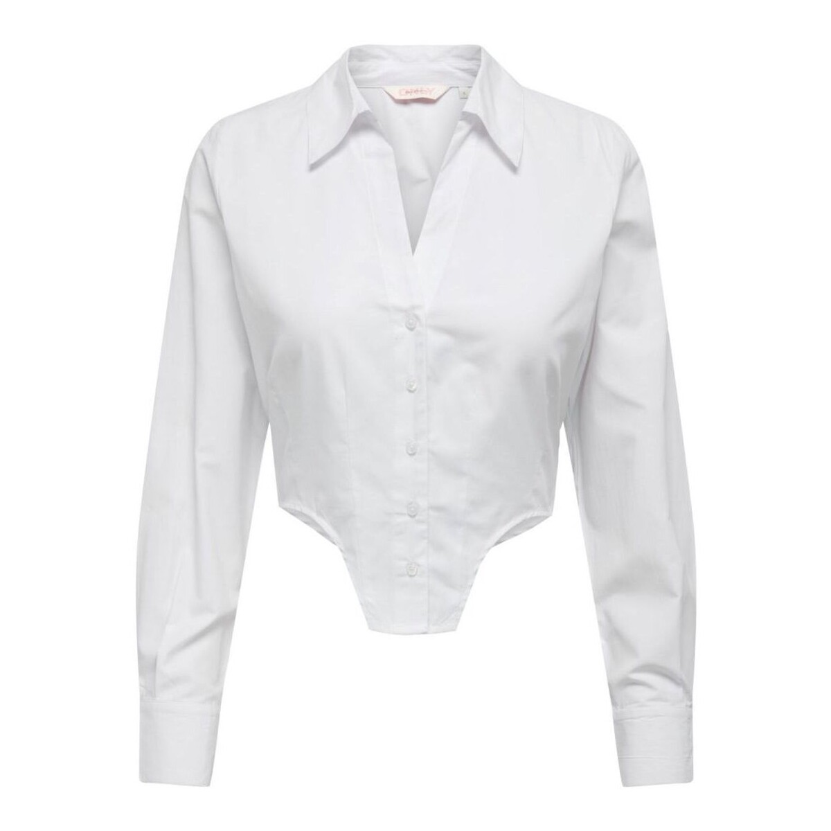 Kleidung Damen Hemden Only 15296738 AGLA-BRIGHT WHITE Weiss