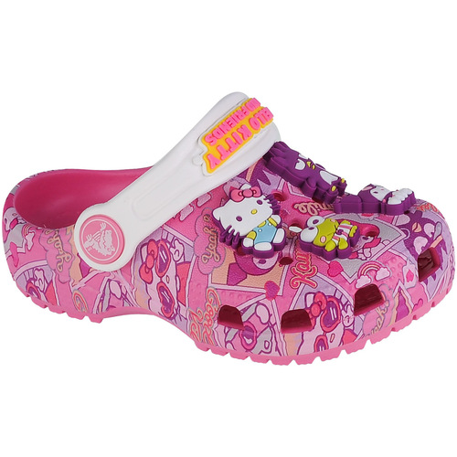 Schuhe Mädchen Hausschuhe Crocs Hello Kitty and Friends Classic Clog Rosa