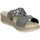 Schuhe Damen Pantoletten Riposella 00152 Grau