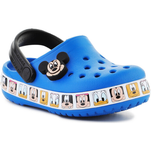 Schuhe Mädchen Sandalen / Sandaletten Crocs FL Mickey Mouse Band Clog T 207718-4JL Blau