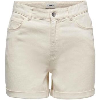 Kleidung Damen Shorts / Bermudas Only  Beige