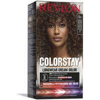 Beauty Damen Haarfärbung Revlon Colorstay Permanenter Farbstoff 5.12-gletscherkastanie 4 Stk 