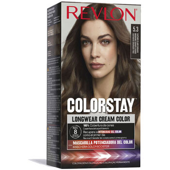 Beauty Haarfärbung Revlon Colorstay Longwear Cream Color 5,3-castaño Claro Dorado 