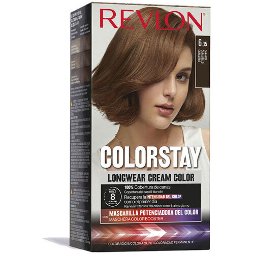 Beauty Damen Haarfärbung Revlon Colorstay Permanenter Farbstoff 6.35-karamell 4 St 
