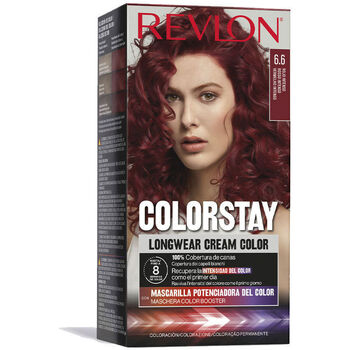 Beauty Damen Haarfärbung Revlon Colorstay Permanenter Farbstoff Nr. 6,6 – Intensives Rot, 4 St 